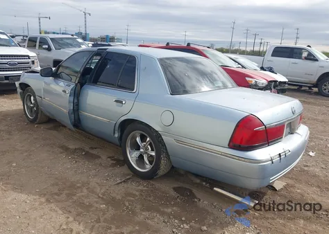 2001 Mercury Grand Marquis Ls из США, поврежденный, VIN 2MEFM75W51X681469